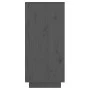 Mesa consola de madera maciza de pino gris 60x34x75 cm de vidaXL, Aparadores - Ref: Foro24-813836, Precio: 61,82 €, Descuento: %