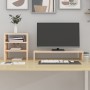 Soporte para monitor madera maciza de pino 81x20x30 cm de vidaXL, Bases y elevadores para ordenadores - Ref: Foro24-813994, P...