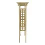 Arch with trellis in solid impregnated pine wood 110x60x210cm by vidaXL, Pergolas, arches and garden trellises - Ref: Foro24-...
