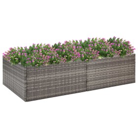 Jardinera ratán sintético gris 157x80x40 cm de vidaXL, Maceteros y jardineras - Ref: Foro24-319176, Precio: 82,17 €, Descuent...