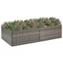 Jardinera ratán sintético gris 157x80x40 cm de vidaXL, Maceteros y jardineras - Ref: Foro24-319176, Precio: 80,95 €, Descuent...