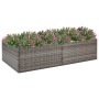 Jardinera ratán sintético gris 157x80x40 cm de vidaXL, Maceteros y jardineras - Ref: Foro24-319176, Precio: 82,17 €, Descuent...