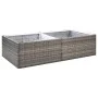 Jardinera ratán sintético gris 157x80x40 cm de vidaXL, Maceteros y jardineras - Ref: Foro24-319176, Precio: 80,95 €, Descuent...