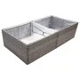 Jardinera ratán sintético gris 157x80x40 cm de vidaXL, Maceteros y jardineras - Ref: Foro24-319176, Precio: 80,95 €, Descuent...