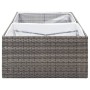 Jardinera ratán sintético gris 157x80x40 cm de vidaXL, Maceteros y jardineras - Ref: Foro24-319176, Precio: 82,17 €, Descuent...