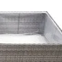 Jardinera ratán sintético gris 157x80x40 cm de vidaXL, Maceteros y jardineras - Ref: Foro24-319176, Precio: 80,95 €, Descuent...