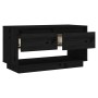 Mueble de TV de madera maciza de pino negro 74x34x40 cm de vidaXL, Muebles TV - Ref: Foro24-813843, Precio: 53,08 €, Descuent...