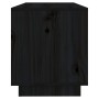 Mueble de TV de madera maciza de pino negro 74x34x40 cm de vidaXL, Muebles TV - Ref: Foro24-813843, Precio: 53,08 €, Descuent...