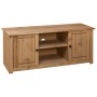 Mueble para TV de madera maciza pino estilo Panamá 120x40x50 cm en Muebles TV | Comprar online en Foru.es