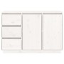 Aparador de madera maciza de pino blanco 111x34x75 cm de vidaXL, Aparadores - Ref: Foro24-813805, Precio: 146,93 €, Descuento: %