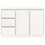 Aparador de madera maciza de pino blanco 111x34x75 cm de vidaXL, Aparadores - Ref: Foro24-813805, Precio: 145,19 €, Descuento: %
