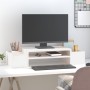Soporte de monitor madera maciza de pino blanco 70x27,5x15 cm de vidaXL, Bases y elevadores para ordenadores - Ref: Foro24-81...