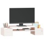 Soporte de monitor madera maciza de pino blanco 70x27,5x15 cm de vidaXL, Bases y elevadores para ordenadores - Ref: Foro24-81...