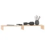 Soporte para monitor madera maciza de pino 100x27x10 cm de vidaXL, Bases y elevadores para ordenadores - Ref: Foro24-813949, ...