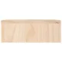 Soporte para monitor madera maciza de pino 100x27x10 cm de vidaXL, Bases y elevadores para ordenadores - Ref: Foro24-813949, ...