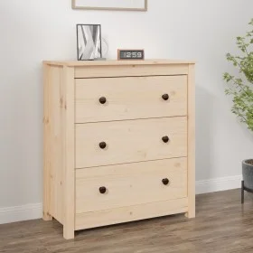 Aparador de madera maciza de pino 70x35x80 cm de vidaXL, Aparadores - Ref: Foro24-813734, Precio: 132,59 €, Descuento: %