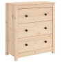 Aparador de madera maciza de pino 70x35x80 cm de vidaXL, Aparadores - Ref: Foro24-813734, Precio: 118,68 €, Descuento: %