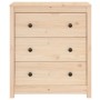 Aparador de madera maciza de pino 70x35x80 cm de vidaXL, Aparadores - Ref: Foro24-813734, Precio: 118,68 €, Descuento: %