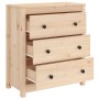 Aparador de madera maciza de pino 70x35x80 cm de vidaXL, Aparadores - Ref: Foro24-813734, Precio: 118,68 €, Descuento: %