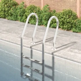 Escalera para piscina acero inoxidable 304 54x38x158 cm de vidaXL, Escaleras y rampas de piscina - Ref: Foro24-93455, Precio:...