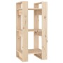 Estantería/divisor de espacios madera maciza pino 41x35x91 cm de vidaXL, Librerías y estanterías - Ref: Foro24-813859, Precio...