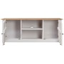 Mueble para TV madera de pino estilo Panamá blanco 120x40x50 cm en Muebles TV | Comprar online en Foru.es