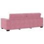 Juego de sofás con cojines 2 piezas terciopelo rosa en Sofás | Comprar online en Foru.es
