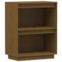 Mesa consola de madera maciza de pino marrón miel 60x34x75 cm de vidaXL, Aparadores - Ref: Foro24-813822, Precio: 44,49 €, De...