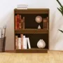 Mesa consola de madera maciza de pino marrón miel 60x34x75 cm de vidaXL, Aparadores - Ref: Foro24-813822, Precio: 44,08 €, De...