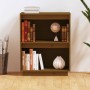 Mesa consola de madera maciza de pino marrón miel 60x34x75 cm de vidaXL, Aparadores - Ref: Foro24-813822, Precio: 44,49 €, De...