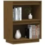 Mesa consola de madera maciza de pino marrón miel 60x34x75 cm de vidaXL, Aparadores - Ref: Foro24-813822, Precio: 44,08 €, De...