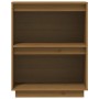 Mesa consola de madera maciza de pino marrón miel 60x34x75 cm de vidaXL, Aparadores - Ref: Foro24-813822, Precio: 44,49 €, De...