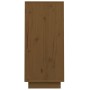 Mesa consola de madera maciza de pino marrón miel 60x34x75 cm de vidaXL, Aparadores - Ref: Foro24-813822, Precio: 44,49 €, De...