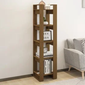 Honigbraunes Holzregal/Raumteiler 41x35x160 cm von vidaXL, Bücherregale und Regale - Ref: Foro24-813872, Preis: 50,58 €, Raba...