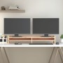 Soporte para monitor madera maciza de pino 100x24x16 cm de vidaXL, Bases y elevadores para ordenadores - Ref: Foro24-813989, ...