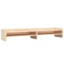 Soporte para monitor madera maciza de pino 100x24x16 cm de vidaXL, Bases y elevadores para ordenadores - Ref: Foro24-813989, ...