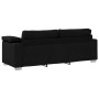 Juego de Sofá 2 pcs Negro 219 x 77 x 82 cm tela en Sofás | Comprar online en Foru.es
