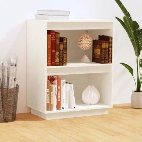 Mesa consola de madera maciza de pino blanco 60x34x75 cm de vidaXL, Aparadores - Ref: Foro24-813820, Precio: 56,68 €, Descuen...