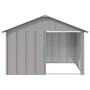 Casa para perros acero galvanizado gris 116,5x153x81,5 cm de vidaXL, Casetas para perros - Ref: Foro24-171542, Precio: 100,01...