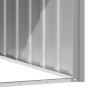 Casa para perros acero galvanizado gris 116,5x153x81,5 cm de vidaXL, Casetas para perros - Ref: Foro24-171542, Precio: 100,01...