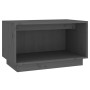 Mueble de TV de madera maciza de pino gris 60x35x35 cm de vidaXL, Muebles TV - Ref: Foro24-813826, Precio: 33,75 €, Descuento: %