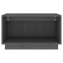 Mueble de TV de madera maciza de pino gris 60x35x35 cm de vidaXL, Muebles TV - Ref: Foro24-813826, Precio: 33,75 €, Descuento: %