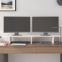 Soporte de monitor madera maciza de pino blanco 100x27x15 cm de vidaXL, Bases y elevadores para ordenadores - Ref: Foro24-813...