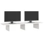 Soporte de monitor madera maciza de pino blanco 100x27x15 cm de vidaXL, Bases y elevadores para ordenadores - Ref: Foro24-813...