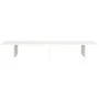 Soporte de monitor madera maciza de pino blanco 100x27x15 cm de vidaXL, Bases y elevadores para ordenadores - Ref: Foro24-813...