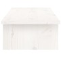 Soporte de monitor madera maciza de pino blanco 100x27x15 cm de vidaXL, Bases y elevadores para ordenadores - Ref: Foro24-813...