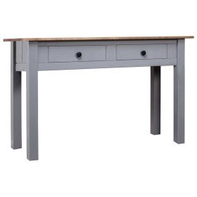 Mesa consola madera maciza pino estilo Panamá gris 110x40x72 cm en Mesas auxiliares | Comprar online en Foru.es