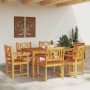 Silla de Jardín 6 pcs 56 x 56 x 90 cm Madera de Acacia Sólida en Sillas de jardín | Comprar online en Foru.es