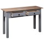 Mesa consola madera maciza pino estilo Panamá gris 110x40x72 cm en Mesas auxiliares | Comprar online en Foru.es