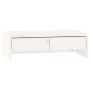 Soporte de monitor madera maciza de pino blanco 50x27x15 cm de vidaXL, Bases y elevadores para ordenadores - Ref: Foro24-8139...